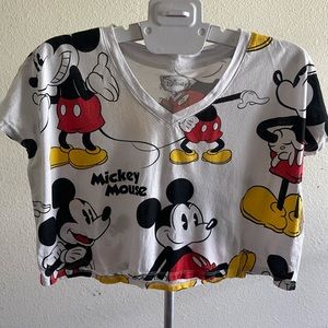 Forever 21 Crop top Mickey Mouse size S